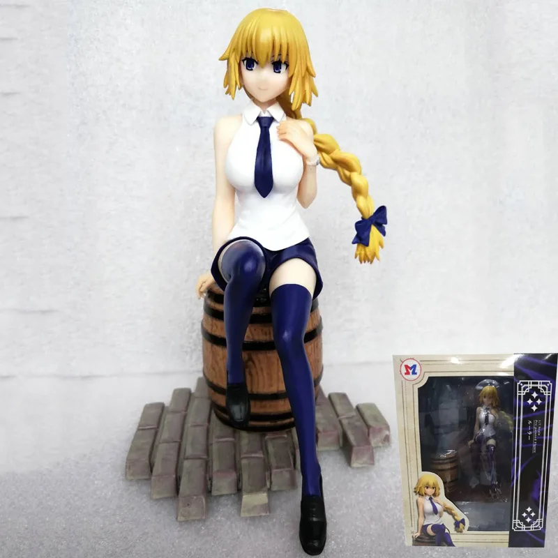 

20cm Fate Grand Order Joan of Arc Jeanne d'Arc Alter with Wine barrel Sexy girls Anime PVC Action Figures toys Anime figure Toys