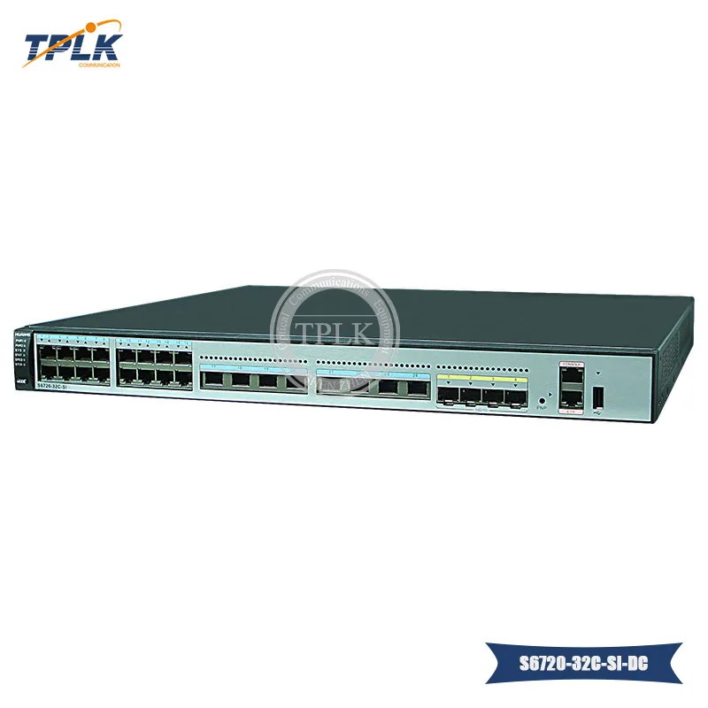 Hua wei Ethernet 24 порта коммутатор S6720-32C-SI-AC/DC Полный дуплексный и полудуплексный режим связи AC или DC блок питания опционально