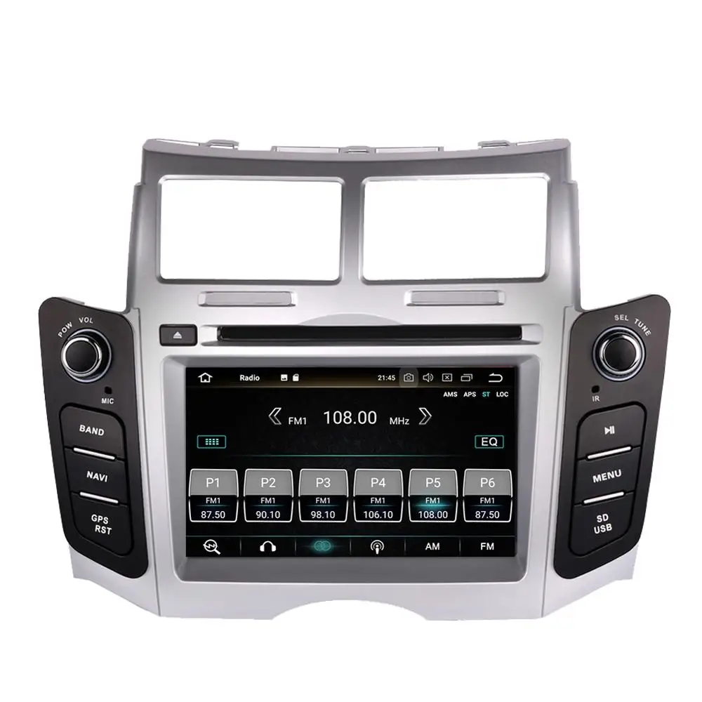 Best 4GB RAM Android 8.0 Car Radio DVD Player For Toyota Yaris 2005 2006 2007 2008 2009 2010 2011 with GPS Navigation Bluetooth Wifi 5 Best 4GB RAM Android 8.0 Car Radio DVD Player For Toyota Yaris 2005 2006 2007 2008 2009 2010 2011 with GPS Navigation Bluetooth Wifi 5