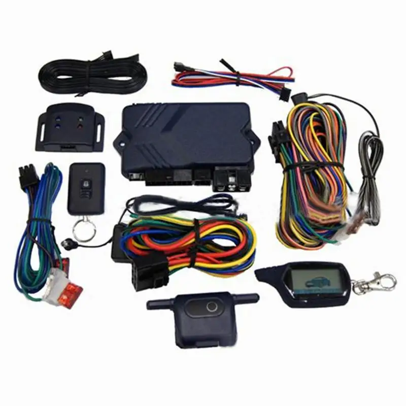 

Professional Two-way Car Burglar Alarm Russian Version Car Anti-theft System RC for B9 Car Safety Accessories