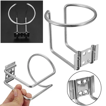 

Universal Stainless Steel Boat Cup Ring Hook Water Drink Beverage Bottle Stand Holder For Marine Yacht Truck RV Car