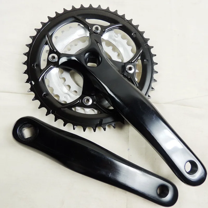 

Mountain Bike Crank Set Bicycle Crank Set Sprocket 22/32/44T Bicycle Crank Set Hollow Tooth Plate 7/8/21/24 Speed Tooth Plate