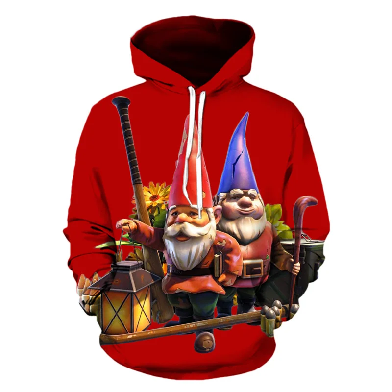 Fans Wear Anime Men 3D Print Streetwear Hip Hop Punk Hoodie Christmas Sudadera Battle Royal Hoodies