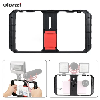 

Ulanzi U-Rig Pro Smartphone Video Rig with 3 Shoe Mounts Case Handheld Phone Video Stabilizer Grip Tripod Mount Stand Filmmaking