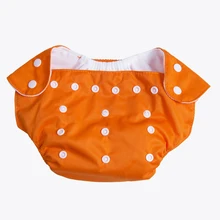 Lote de pañales reutilizables ajustables para bebés, niños y niñas, pantalones cortos de tela lavable, 1 unidad