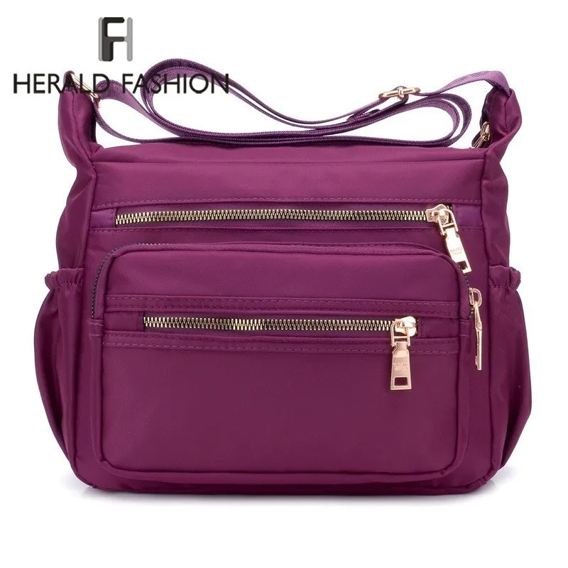 

Herald Fashion Women Messenger Bags Nylon Shoulder Bags Handbags Famous Brands Designer Ladies' Crossbody Bags Female Bolsa Sac