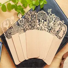 500 шт креативные винтажные пустотелые деревянные книжные маркеры, милые закладки для книг, Детские Подарочные школьные принадлежности