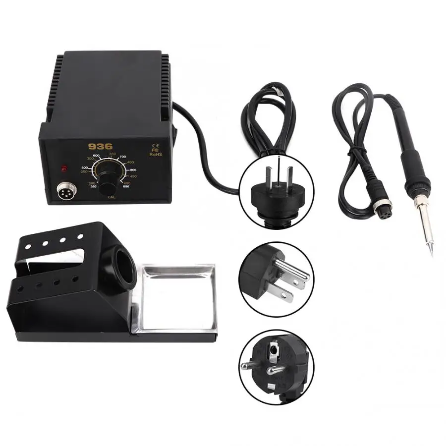 

Soldering Iron 936 Adjustable Temperature Electric Soldering Station SMD Rework Welding Iron Soldering 2019