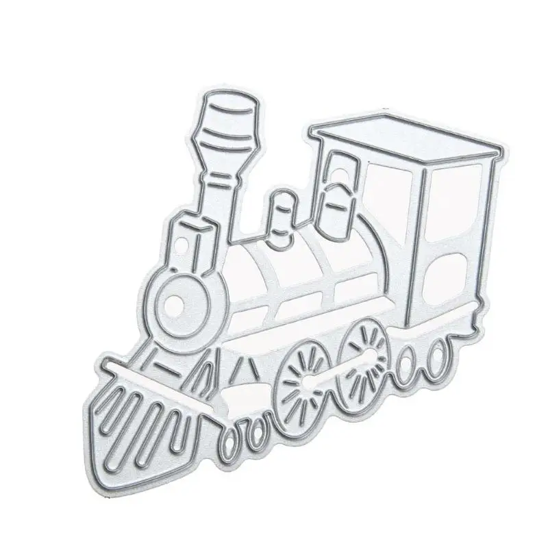 Штампы для резки металла DIY модные трафареты в форме поезда практичные