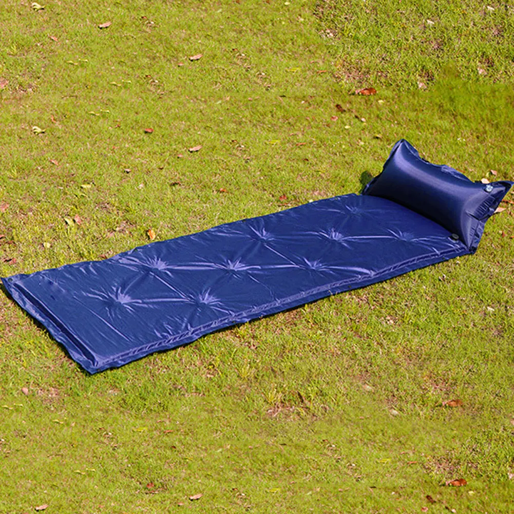 New 1Pcs Self Inflating Mattress Inflatable Outdoor Bed Pillow Sleeping