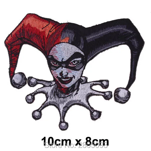 Harley Quinn портретная вышитая железная нашивка Бэтмен DC фильмы-комиксы персонаж