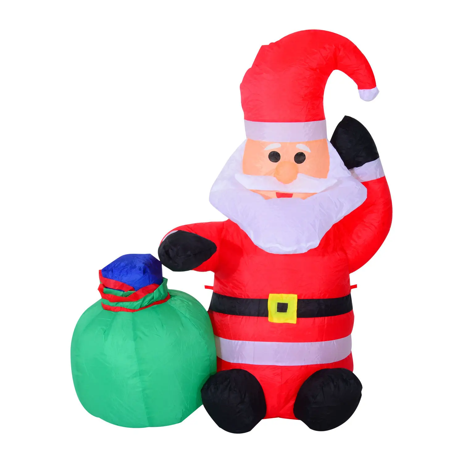 HOMCOM папа Ноэль надувной 70x45x120 см Luces светодио дный + Bolsa Regalo Decoracion Navidad