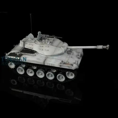 Henglong 1/16 снег 6,0 версия инфракрасный боевой Модернизированный Уолкер бульдог RTR rc Танк 3839 Вт/360 башни TH12527