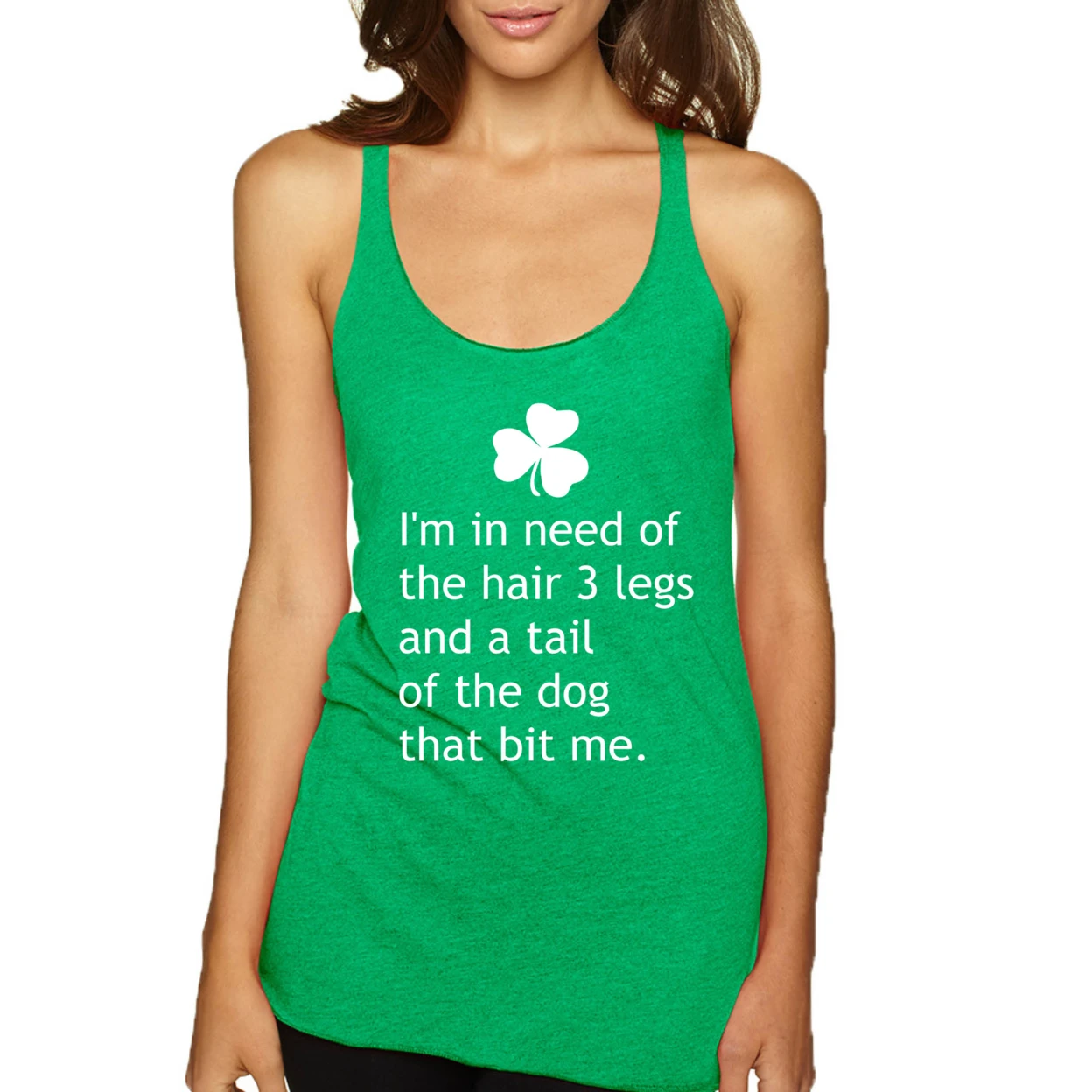 Women's Tank Top Irish Hair Of The Dog 3 Legs And Tail St Patrick's |