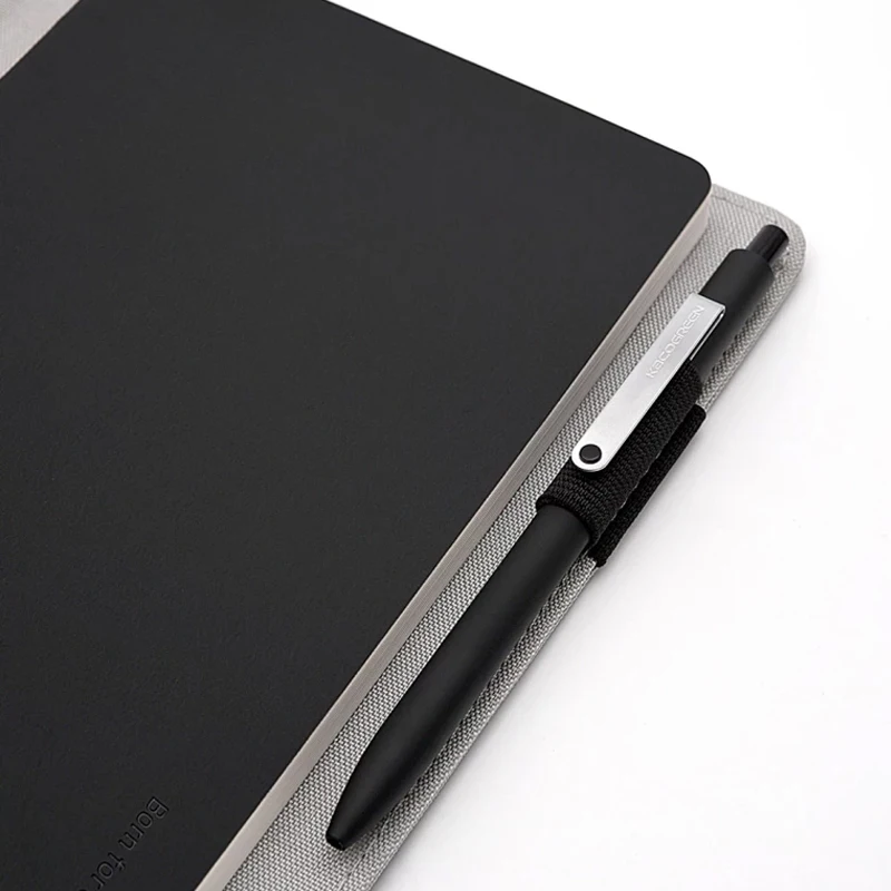 

Xiaomi Mijia Kaco Noble Paper Notebook PU Leather Cover Multi-layer Storage Design A5 Size Equip with Gel Pen