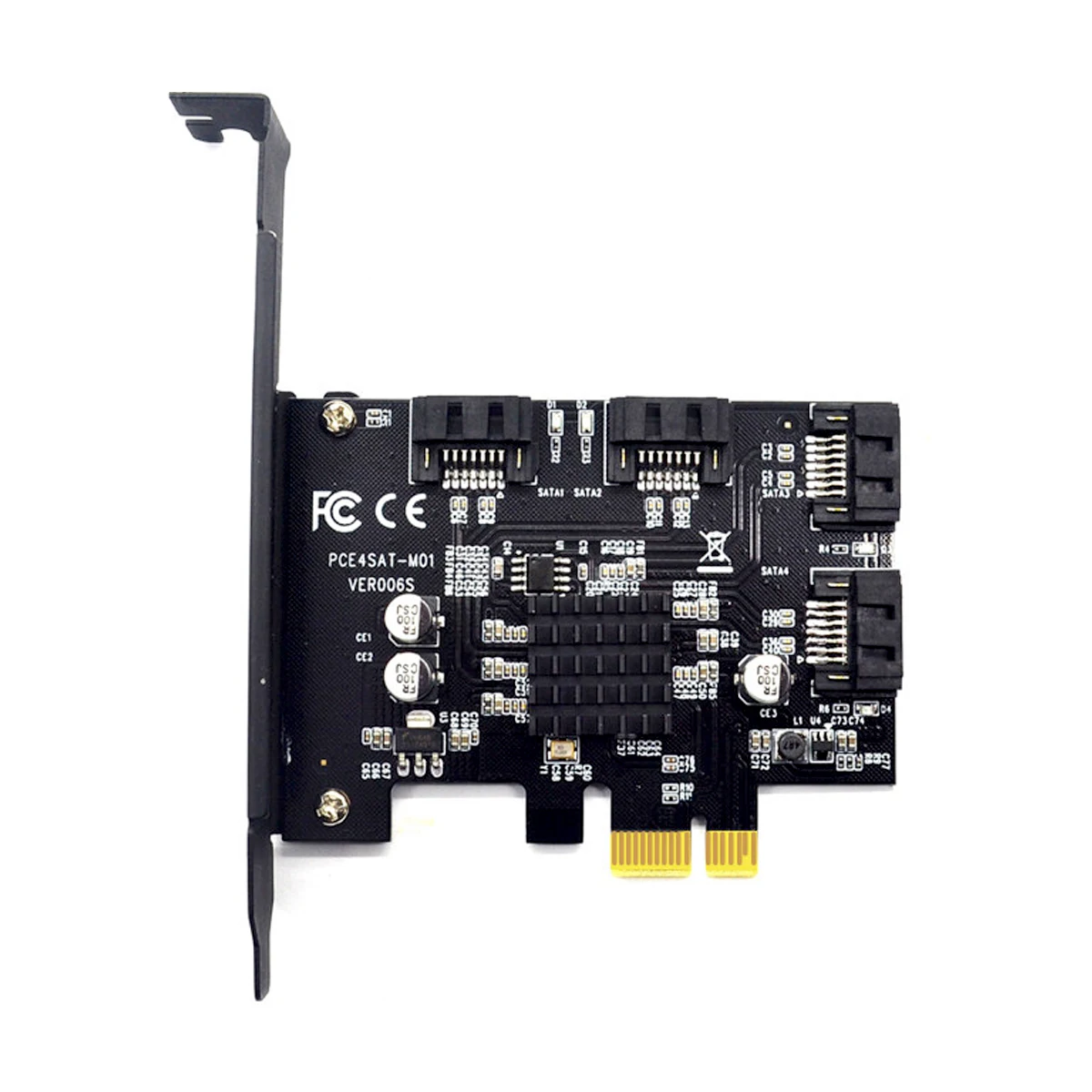 Плата расширения PCI E для контроллера sata3.0 4 порта 6G плата IPFS жесткий диск mining card