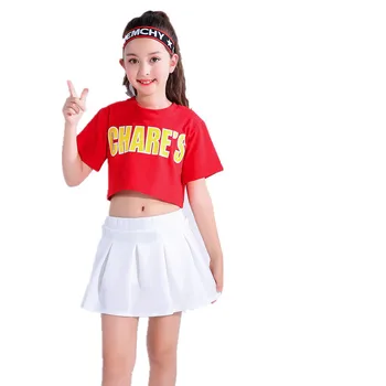 

New Children's cheerleading costumes children's primary school gymnastics jazz dance cheerleading costumes