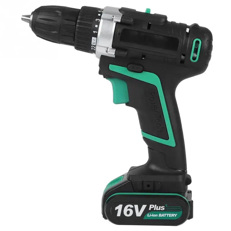 Electric Drill 0 700/1500rpm 20mm 16V Battery Powered Chargeable Hand