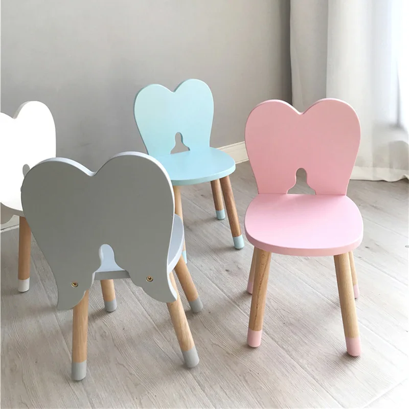 Natural Beech Angel Kids Chair Home Decor Wooden Stool Furniture Toddler Nursery Children S Room Decoration Natural Beech Angel Kids Chair Home Decor Wooden Stool Furniture Toddler Nursery Children S Room Decoration