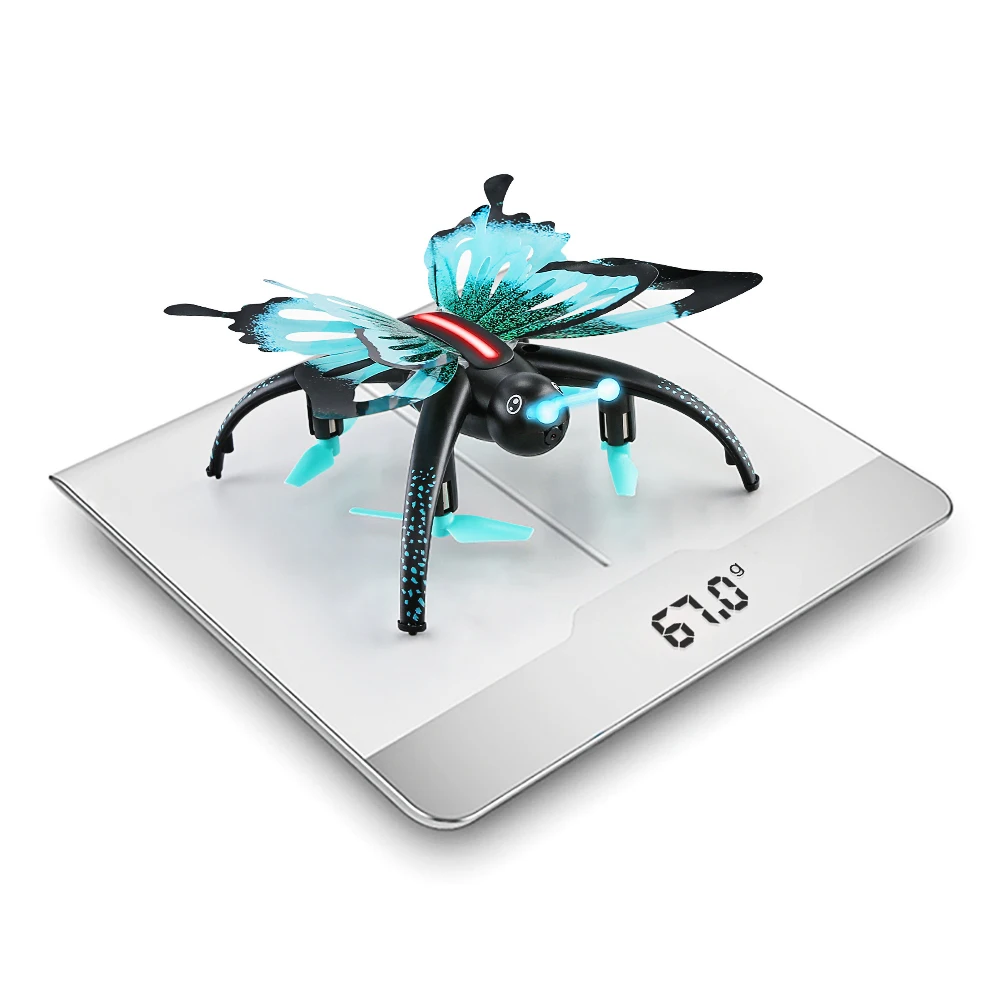 JJRC H42WH RC Drone Dron Butterfly Voice Control WiFi APP FPV Drones Quadcopter Helicopter RC Toy With Light Xmas Gifts for Kids