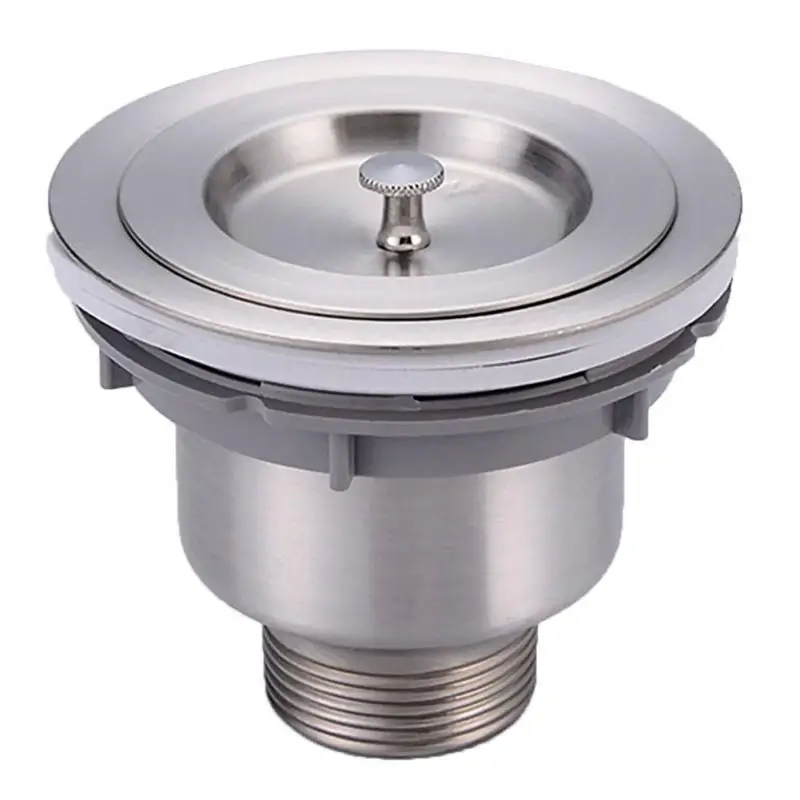 Stainless Steel Kitchen Sink Drain Assembly Waste Strainer and Basket Strainer Stopper Waste Plug Sink Filter kitchen sink filter drain filter drain stopper drain strainer basin sink drain sink drain pipe set
