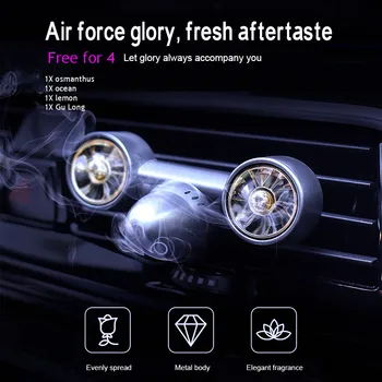 

Air Force No.1 Car Perfume In-car Freshener Air Conditioning Outlet Scent Auto Interior Decoration Aromatherapy Car Accessories