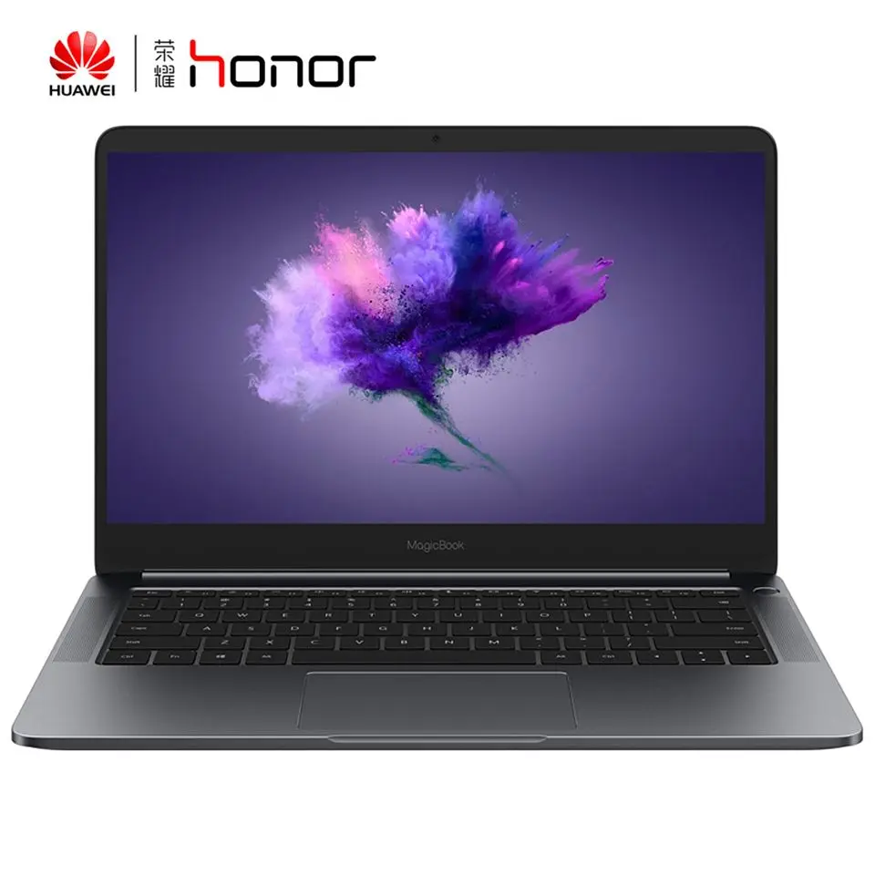 Huawei Honor Magicbook 14 дюймов i7-8550U 8 г/256 ГБ MX150 2 ГБ отпечатков пальцев Сенсор ноутбука Тетрадь Win10