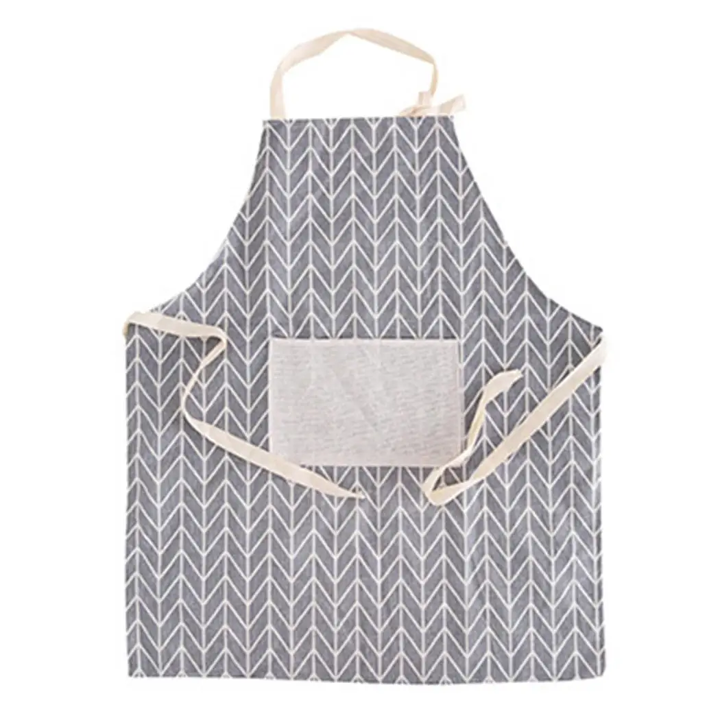 

Kitchen Thick Sweat-absorbent Breathable Hanging Neck Unisex Oil-proof As the picture shown 0.089kg Apron