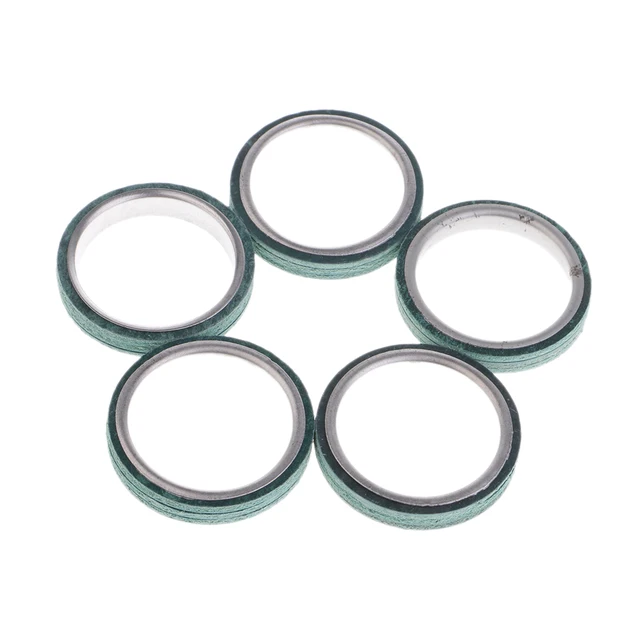 5 Pcs Universal Exhaust Gaskets Muffler Header Gasket Seal O Ring For 125cc / 150cc Scooters