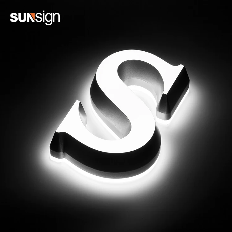 

manufacturer supply outdoor led sign board built up acrylic letters