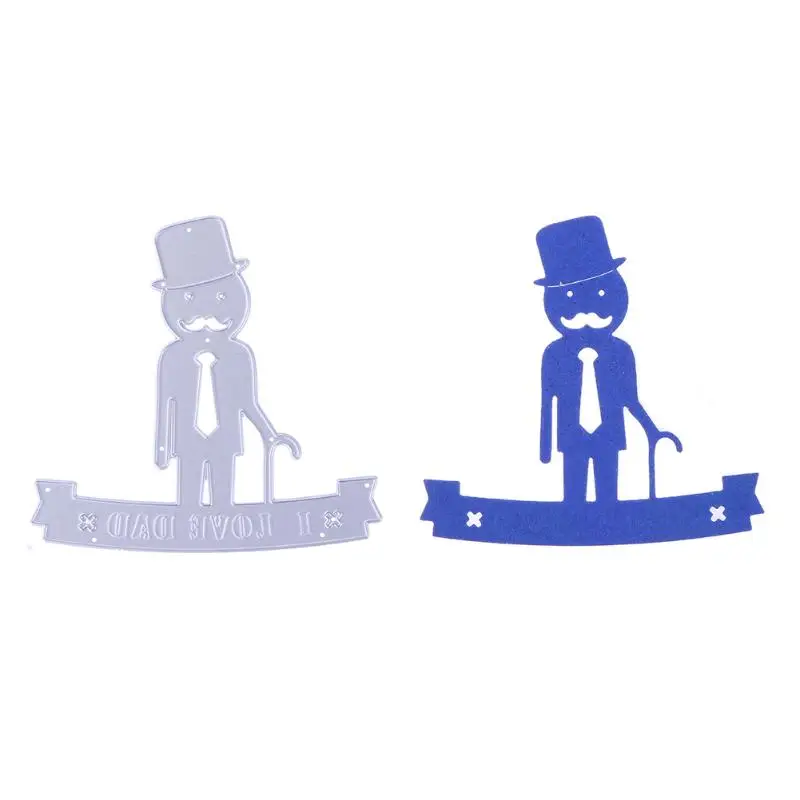 

I Love Father Set Scrapbooking DIY Handmade Craft Cutting Die