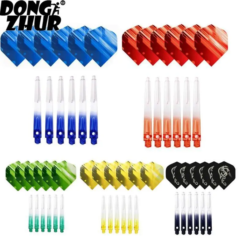 

Dart Shafts Popular Nice Pattern Darts Flights Dart Accessories For Soft Red Bule Green Black Yellow FBY3659