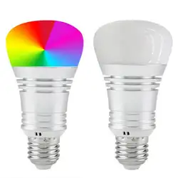 E14 E27 B22 WiFi лампа RGB умный свет 15 Вт светодиодные лампочки дистанционное управление мобильным телефоном умная лампа RGB умная лампочка