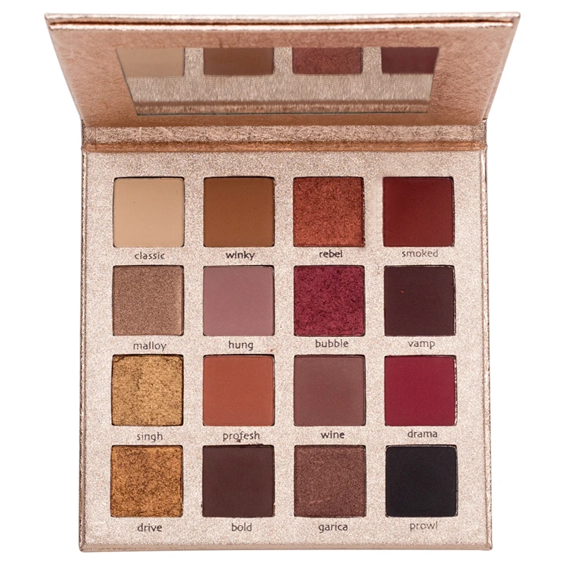 

ICYCHEER 16 Colors eyeshadow pallete palette Matte Wet eye shadow palette Matte Shimmer Glitter Luminous Easy to Wear