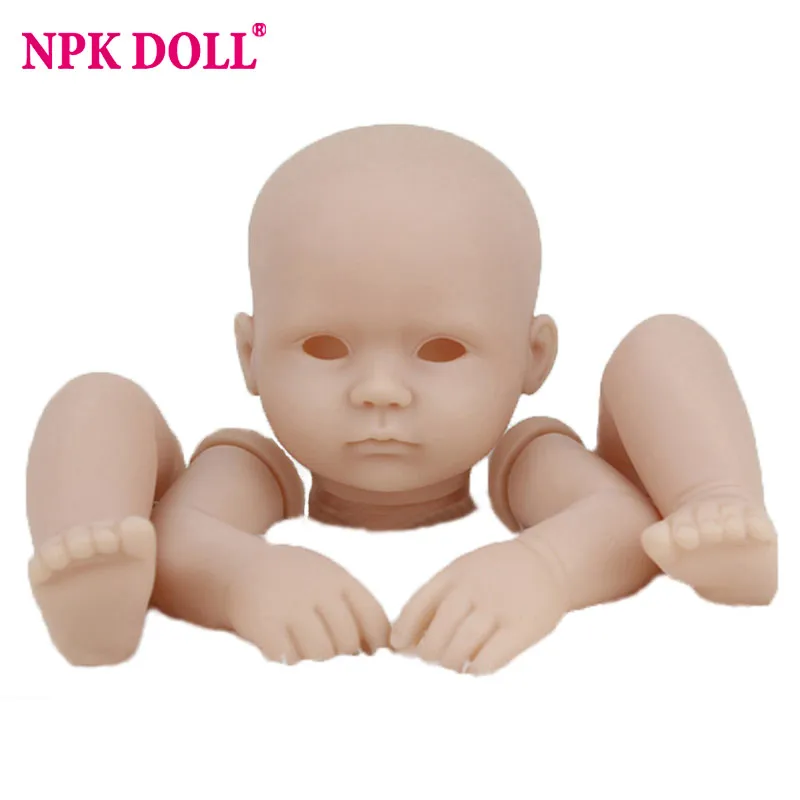 NPKDOLL 16 дюймов виниловая силиконовая кукла реборн сделай сам наборы неокрашенных