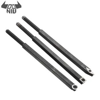 

DANIU Square/Diamond/Round Wood Turning Tool With Carbide Inserts DIY Wood Rotary Cutter Woodworking Tool Reinforced Type