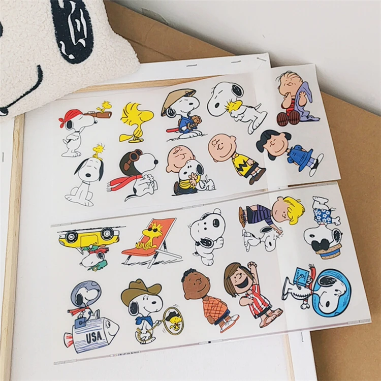 

SIXONE 1 Pc Snoopys Rogue Dog Waterproof Oil Proof Stationery Decorative Sticker Hand Account Notebook Computer Creative Sticker