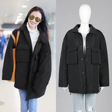Korean winter parkas female large size loose parkas jacket long padded thick warm parkas coat women winter 17112 цена Korean winter parkas female large size loose parkas jacket long padded thick warm parkas coat women winter 17112 цены онлайн