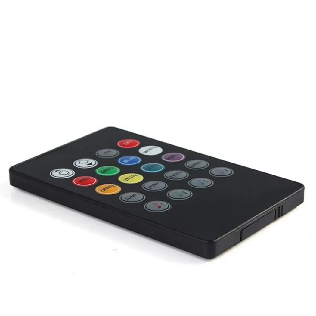 20 Keys Infrared Music Controller IR Dimmer Sound Sense DC12-24V 3 Channels Remote for RGB LED Strip | Лампы и освещение