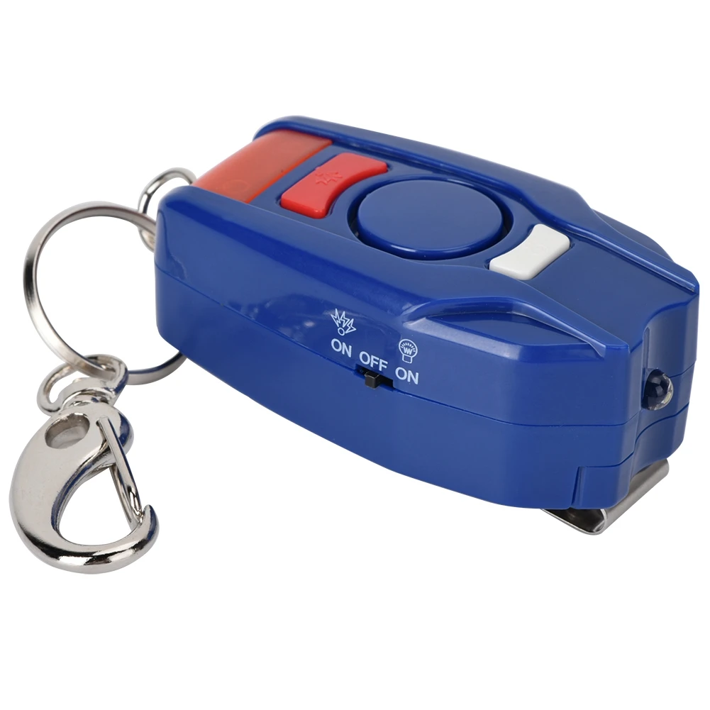 

125-128dB Personal Alarm Keychain Outdoor Emergency Self Defense Safety Device with LED Light 2019 New