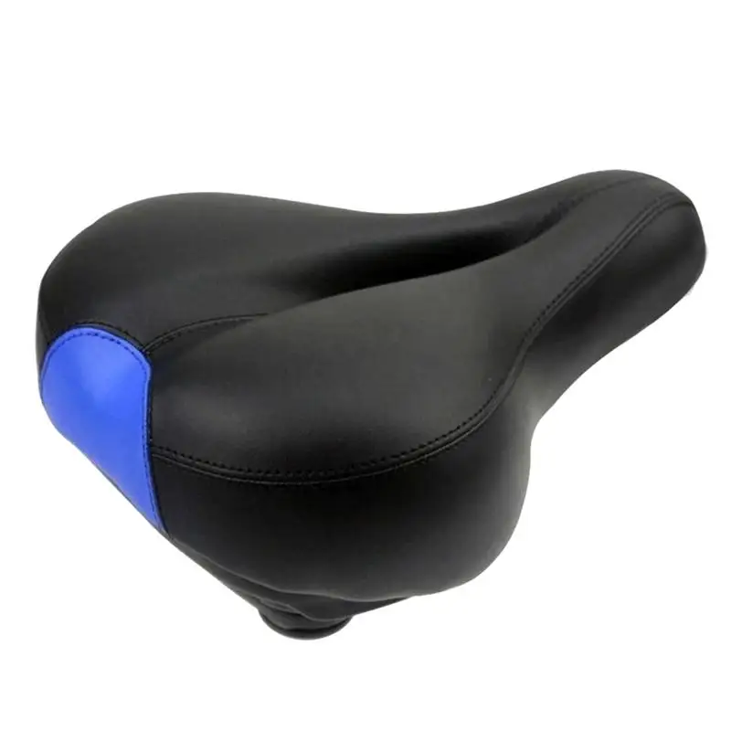 Bike Seat Shock Absorbing Memory Foam Wide Soft Padded Replacement Bicycle Saddle Suspension Ball Design for Bike Mountaion Bike