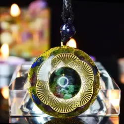 AURAREIKI Orgonite энергии жемчужный Набор Кристалл Рейки приносящий удачу камень амулет успокаивает украшения для души для женщин