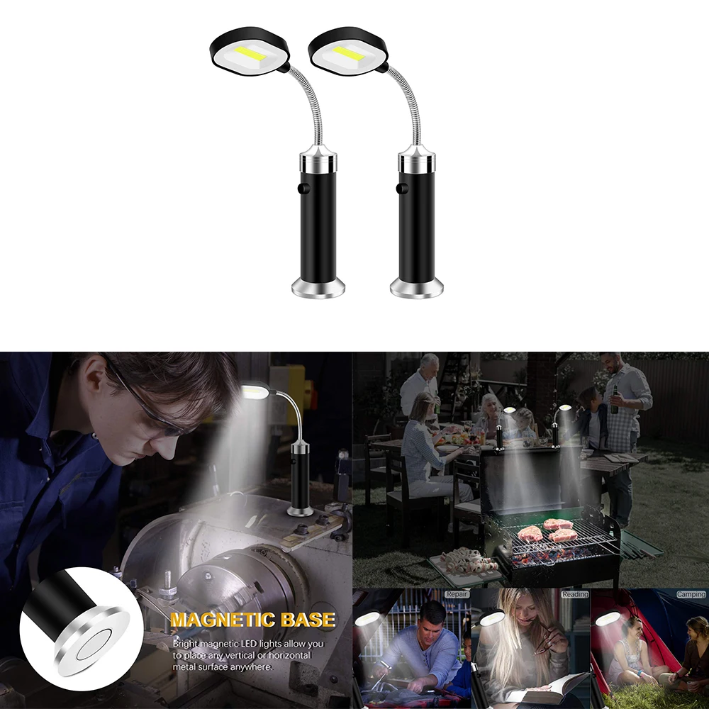 2 Pack Barbecue Grill Light 360 Degree Adjustable BBQ Light