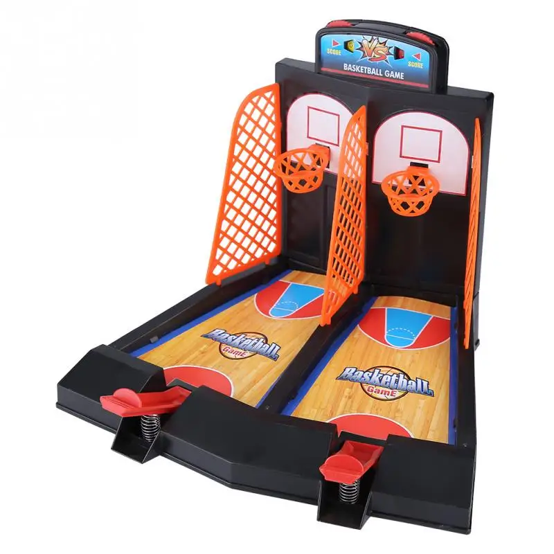 2Players Kids Mini Basketball Shooting Toy Set Funny Pinball Interactive Board Game Children Educationabl Family Sport Home Toy