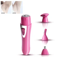 4 в 1 перезаряжаемая сухая влажная Женская бритва женский эпилятор для удаления бритвы для женщин щетка для шерсти