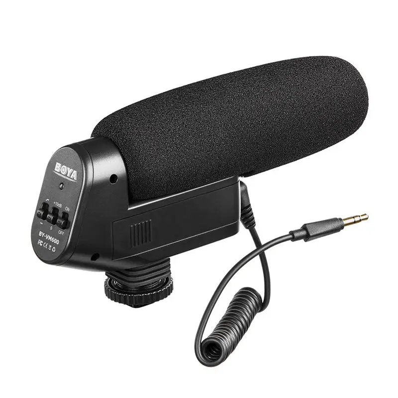 

BOYA BY-VM600 Cardioid Directional Condenser Microphone Mic For Canon Sony_ Nikon_ Pentax Dlsr Camera