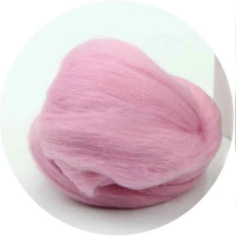 

12 Colors Wool Corriedale Needlefelting Top Roving Dyed Spinning Wet Felting Fiber Drop Shipping