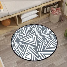 12 разных стилях праздничные платья современные короткие геометрические круглый ковер Диаметр 80/100/120/140/160/180 см компьютерное кресло для Гостиная tappeto