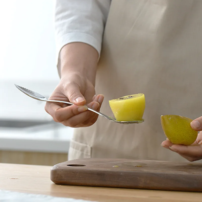 Goldbaking Двусторонняя винограда ложка для фруктов Сошьер ложки 304