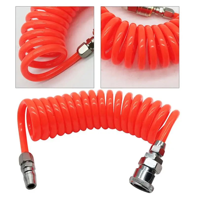 3m Flexible Tube Recoil Hose Air Compressor Spring Tube for Compressor